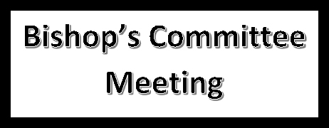 March Bishop's Committee meeting